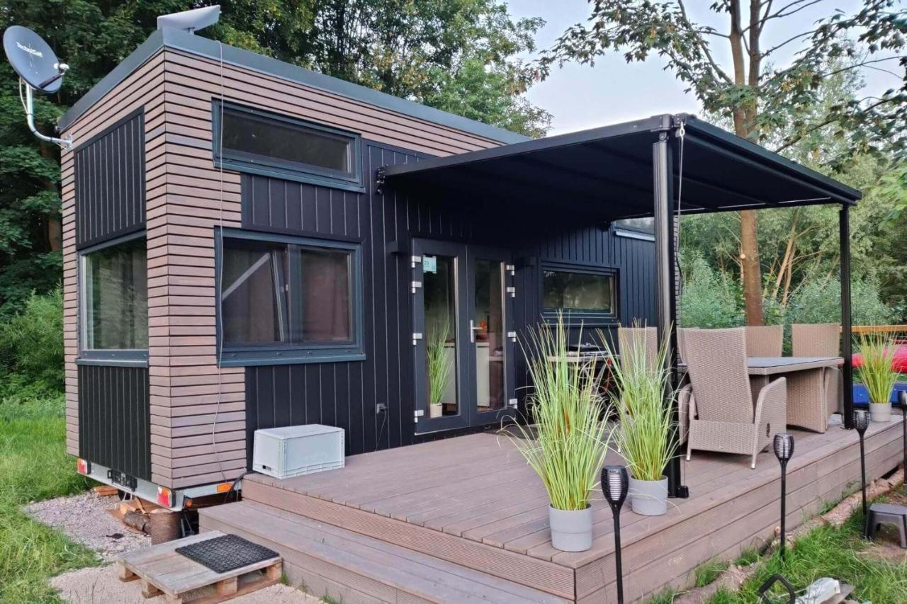 Salzhemmendorf Tiny House Ithblick Direkt Am See מראה חיצוני תמונה