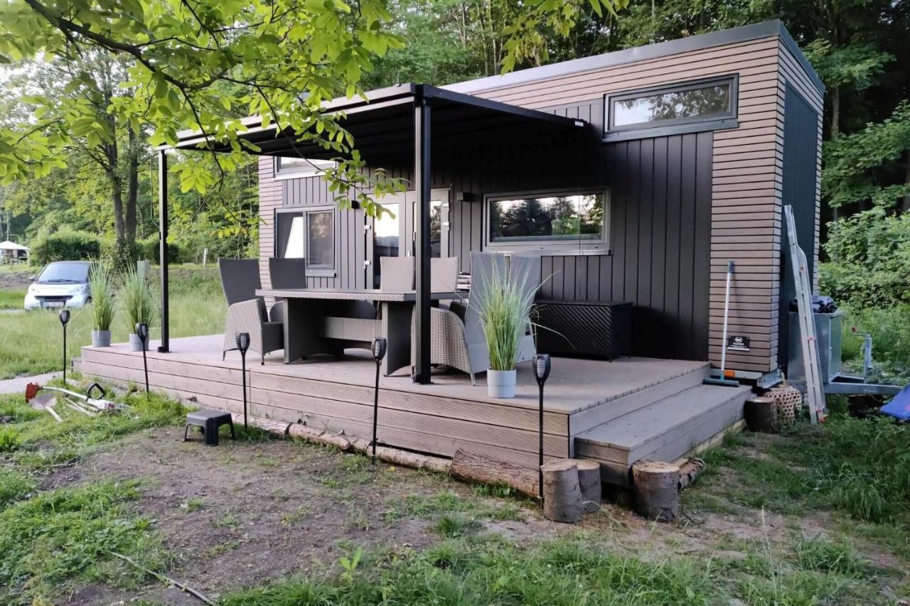 Salzhemmendorf Tiny House Ithblick Direkt Am See מראה חיצוני תמונה